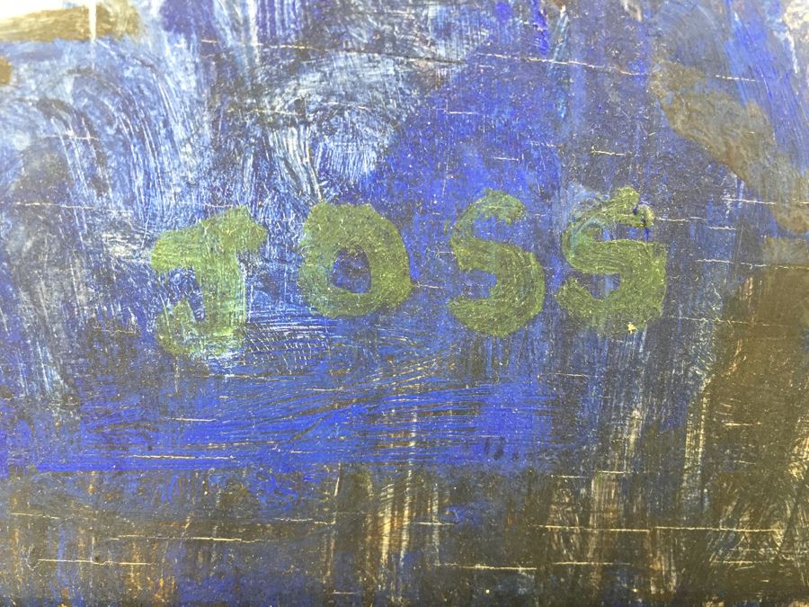 Vintage Original Ronald Reagan Painting Signed By JOSS [Photo 3]