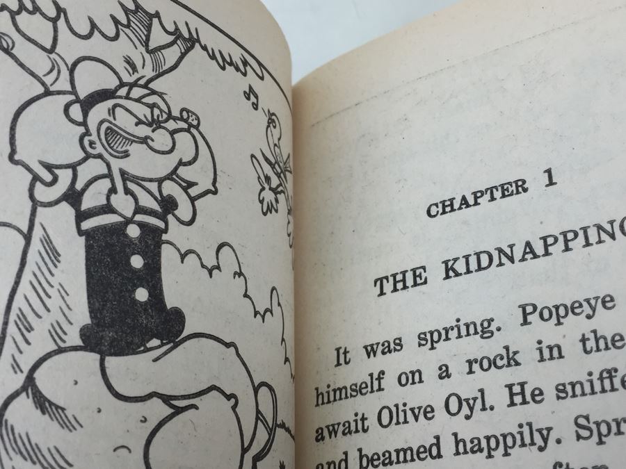 POPEYE And Queen Olive Oyl A Big Little Book Classic Flip-It Cartoons Vintage 1973 [Photo 2]