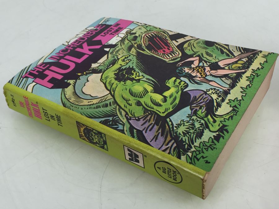 The Incredible HULK Lost In Time A Big Little Book Vintage 1980 [Photo 2]