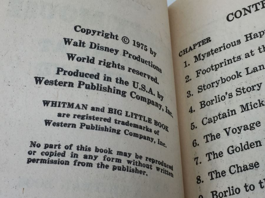 Walt Disney's Mickey Mouse Mystery At Disneyland A Big Little Book Vintage 1975 [Photo 3]
