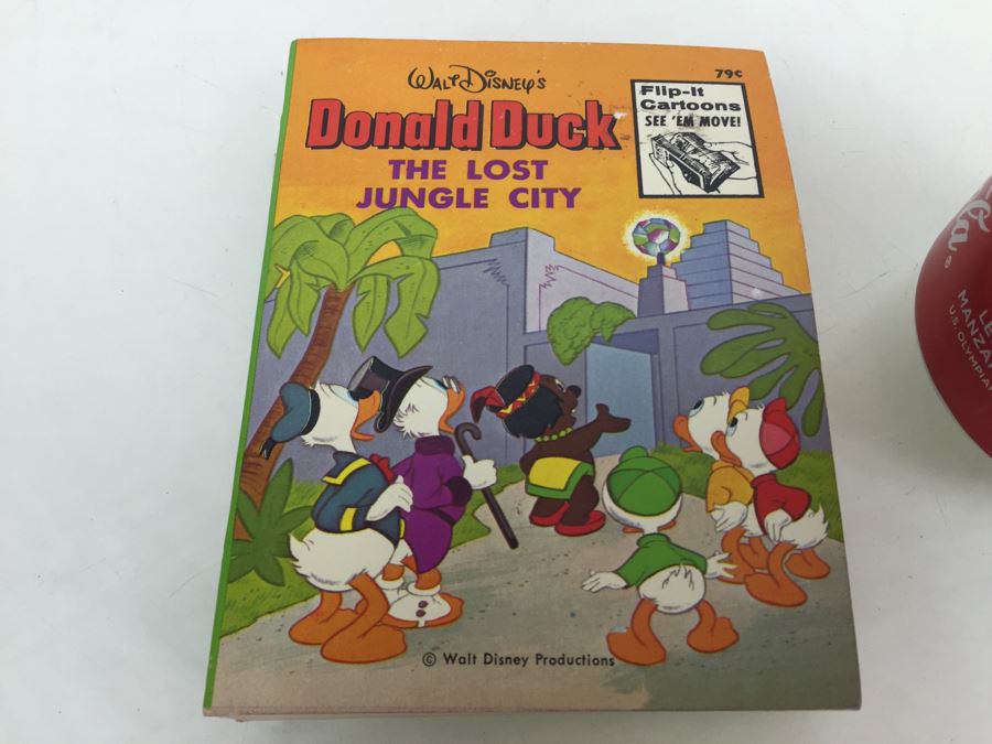 Walt Disney's Donald Duck The Lost Jungle City A Big Little Book Classic Flip-It Cartoons Vintage 1975 [Photo 4]