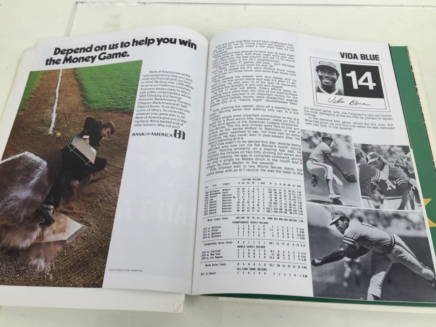 1974 1975 Oakland A's Baseball Souvenir Programs With Memo To Sportswriters And Other Papers [Photo 13]
