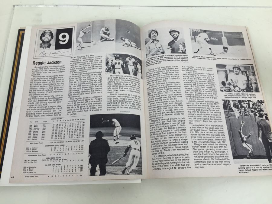 1974 1975 Oakland A's Baseball Souvenir Programs With Memo To Sportswriters And Other Papers [Photo 9]