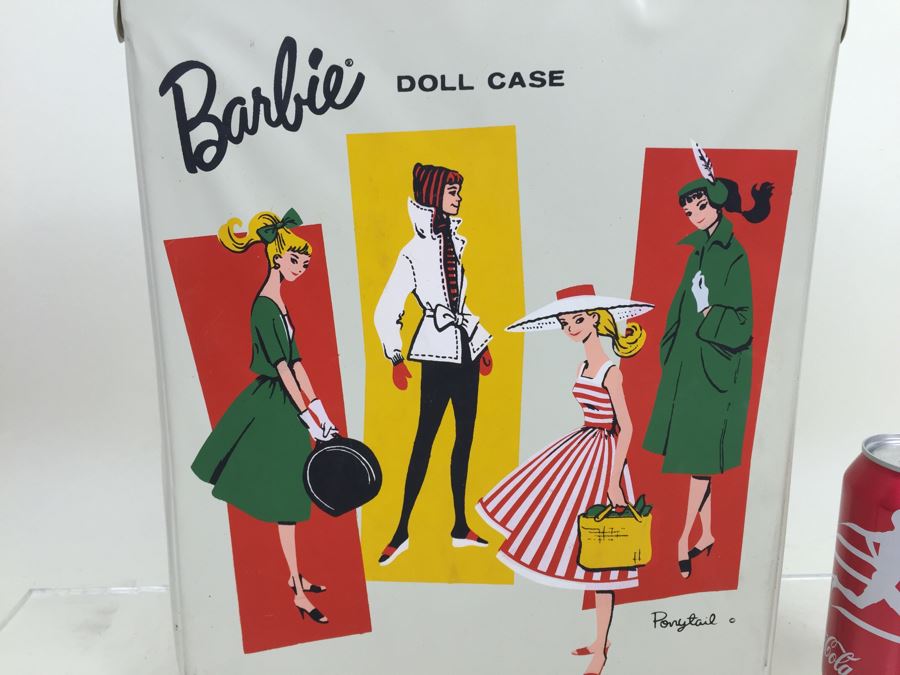 1961 Barbie Ponytail Doll Case And 1961 Barbie Ponytail Doll With Skiing Accessories [Photo 8]