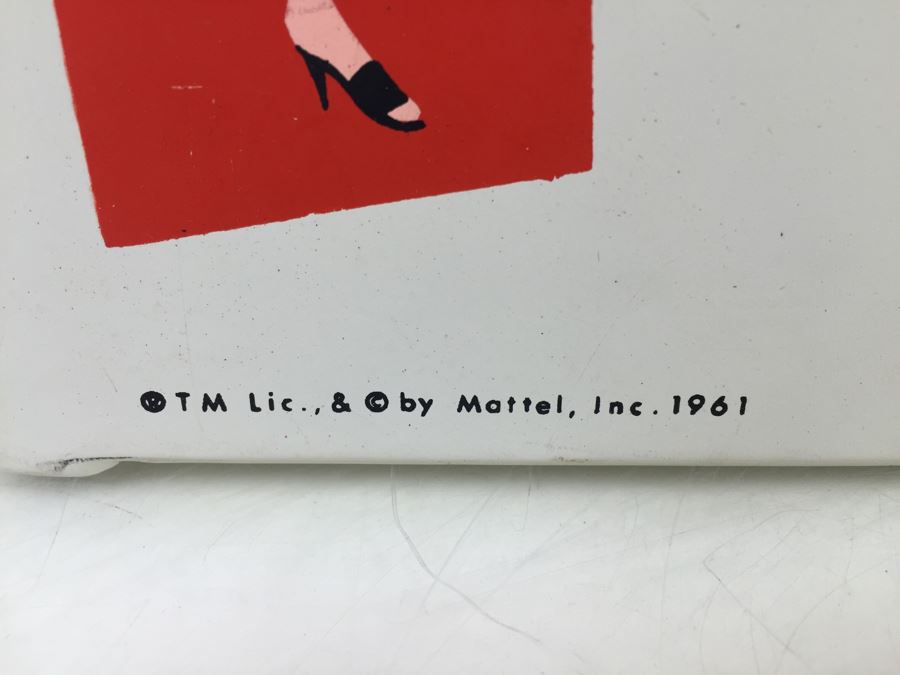 1961 Barbie Ponytail Doll Case And 1961 Barbie Ponytail Doll With Skiing Accessories [Photo 7]