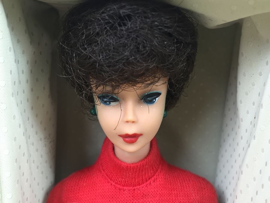 1961 Barbie Ponytail Doll Case And 1961 Barbie Ponytail Doll With Skiing Accessories [Photo 11]