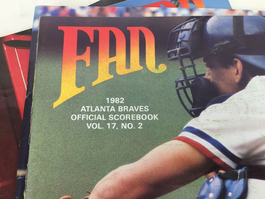 1982-1985 Atlanta Braves Baseball Team Official Program Scorebooks Fan [Photo 5]