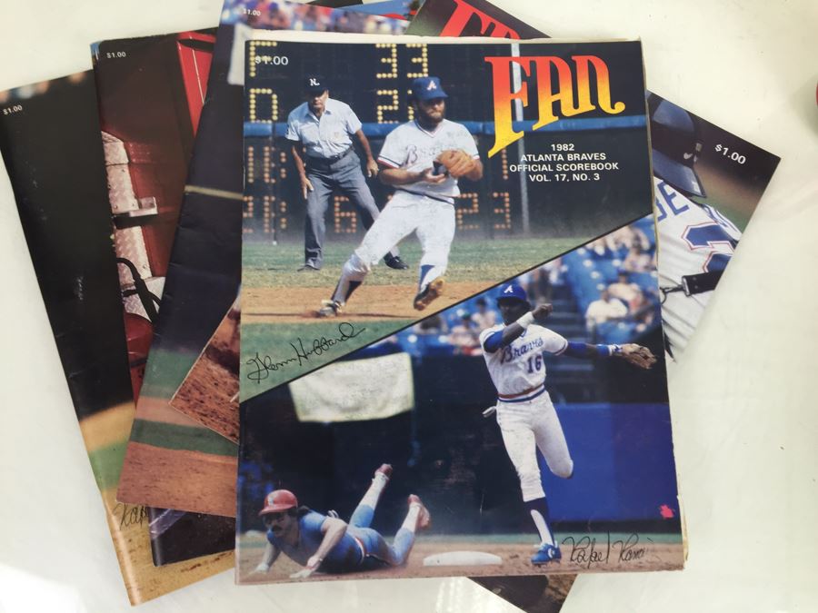 1982-1985 Atlanta Braves Baseball Team Official Program Scorebooks Fan [Photo 2]