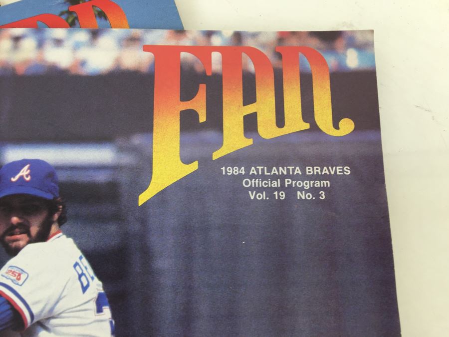 1982-1985 Atlanta Braves Baseball Team Official Program Scorebooks Fan [Photo 7]