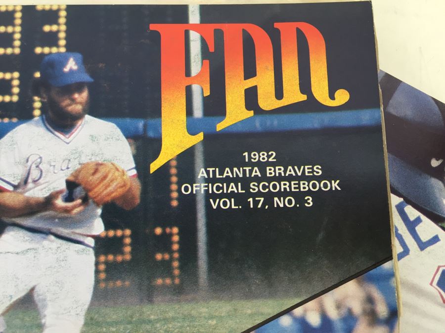 1982-1985 Atlanta Braves Baseball Team Official Program Scorebooks Fan [Photo 3]