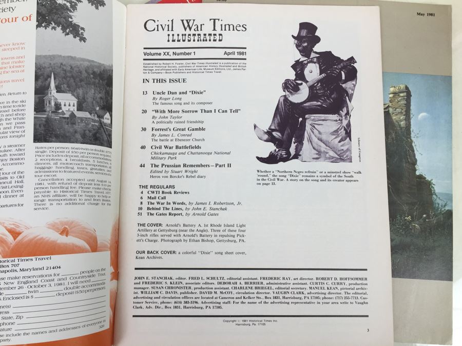 Civil War Times Illustrated Magazines And Gettysburg! Feature 1980's [Photo 8]