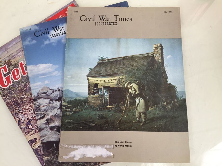 Civil War Times Illustrated Magazines And Gettysburg! Feature 1980's