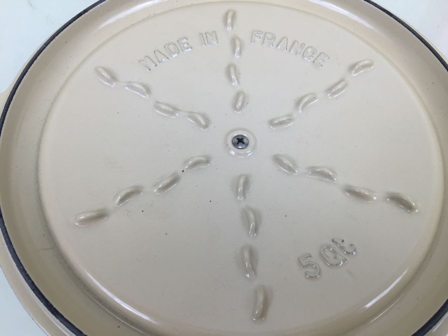 French Cookware Enameled Cast Iron Pot With Lid Made In France [Photo 6]