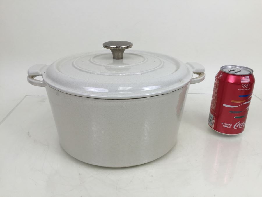 French Cookware Enameled Cast Iron Pot With Lid Made In France [Photo 1]