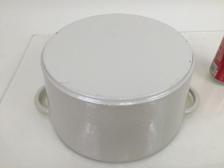 French Cookware Enameled Cast Iron Pot With Lid Made In France [Photo 3]