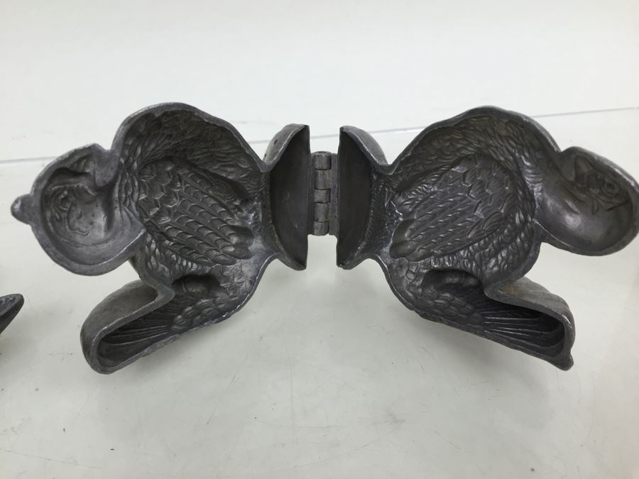 Collecton Of Vintage Pewter Ice Cream Chocolate Molds [Photo 18]