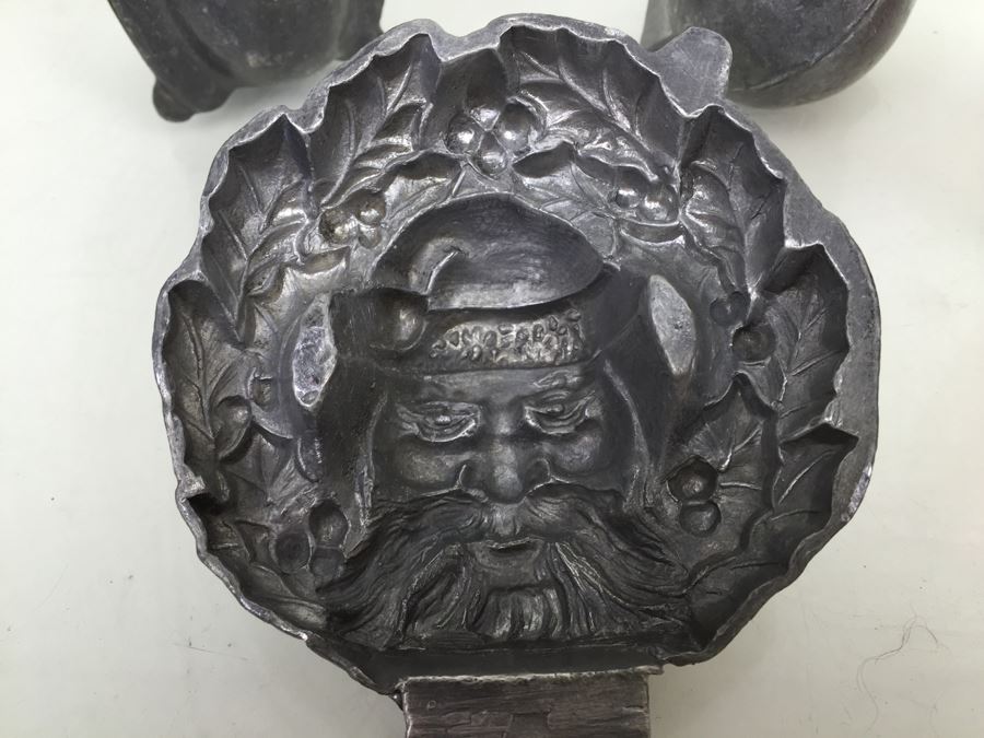 Collecton Of Vintage Pewter Ice Cream Chocolate Molds E & CO NY Eppelsheimer [Photo 3]