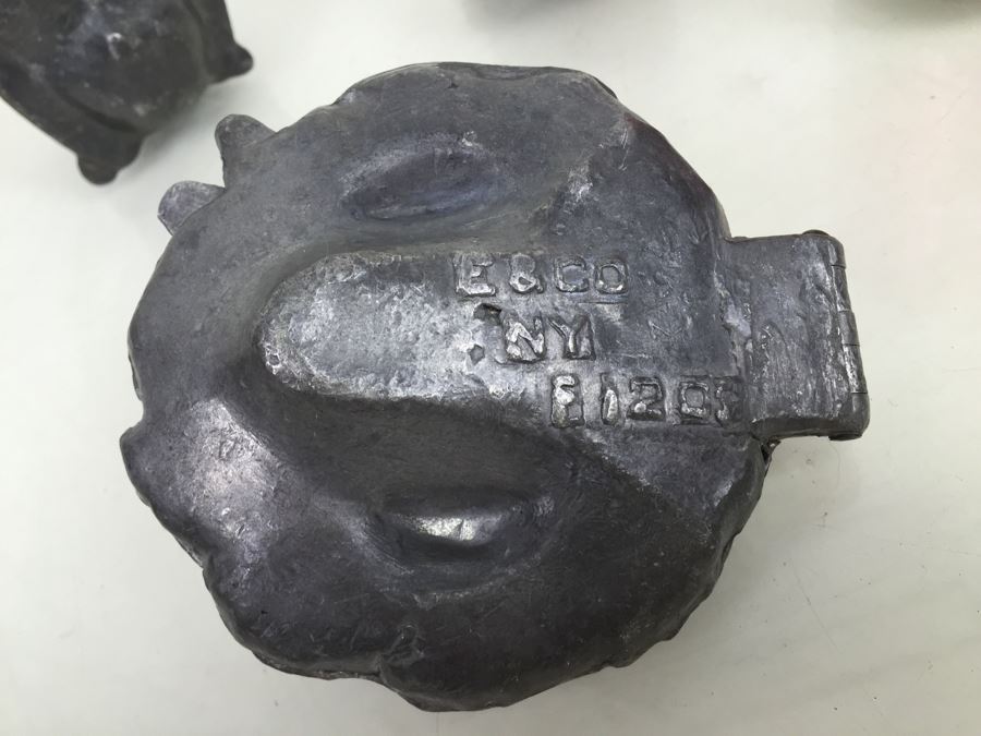 Collecton Of Vintage Pewter Ice Cream Chocolate Molds E & CO NY Eppelsheimer [Photo 12]