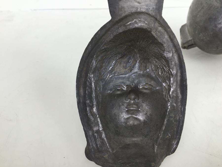 Collecton Of Vintage Pewter Ice Cream Chocolate Molds E & CO NY Eppelsheimer [Photo 17]