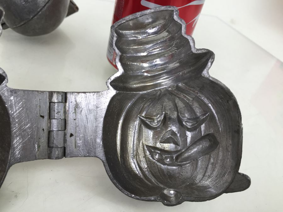 Collecton Of Vintage Pewter Ice Cream Chocolate Molds E & CO NY Eppelsheimer [Photo 2]