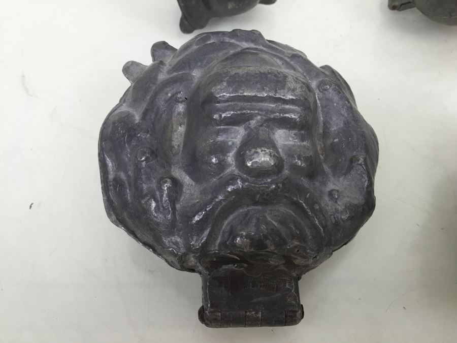 Collecton Of Vintage Pewter Ice Cream Chocolate Molds E & CO NY Eppelsheimer [Photo 4]