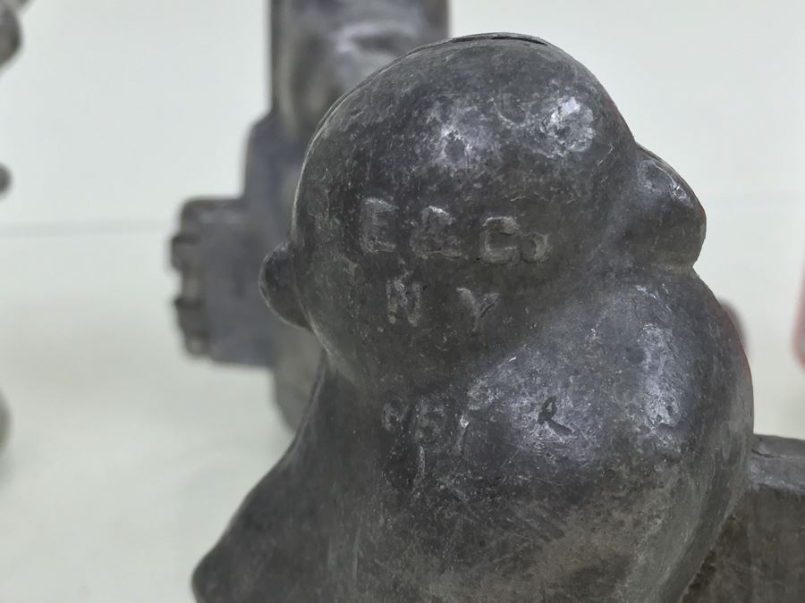 Collecton Of Vintage Pewter Ice Cream Chocolate Molds E & CO NY Eppelsheimer S & CO Animals [Photo 14]