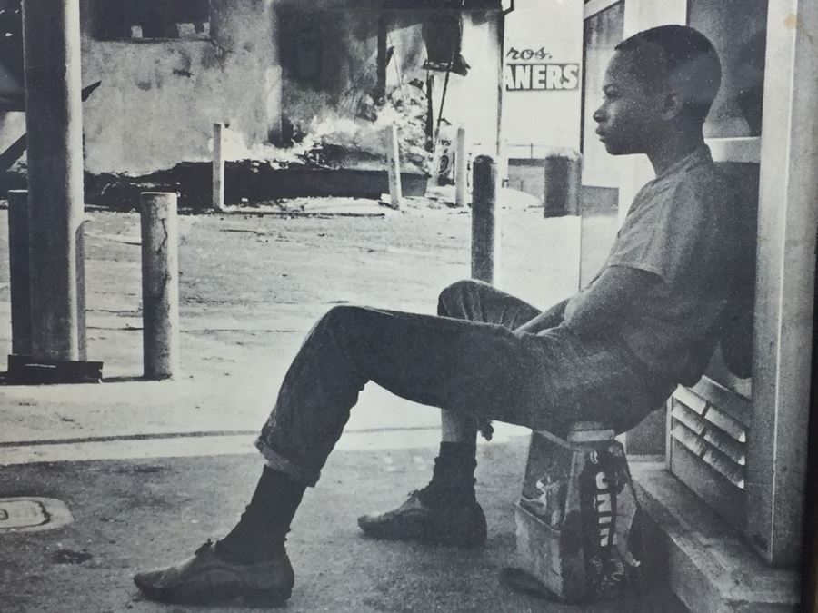 Framed Print Of A Los Angeles Times Series Titled 'The View From Watts' [Photo 8]