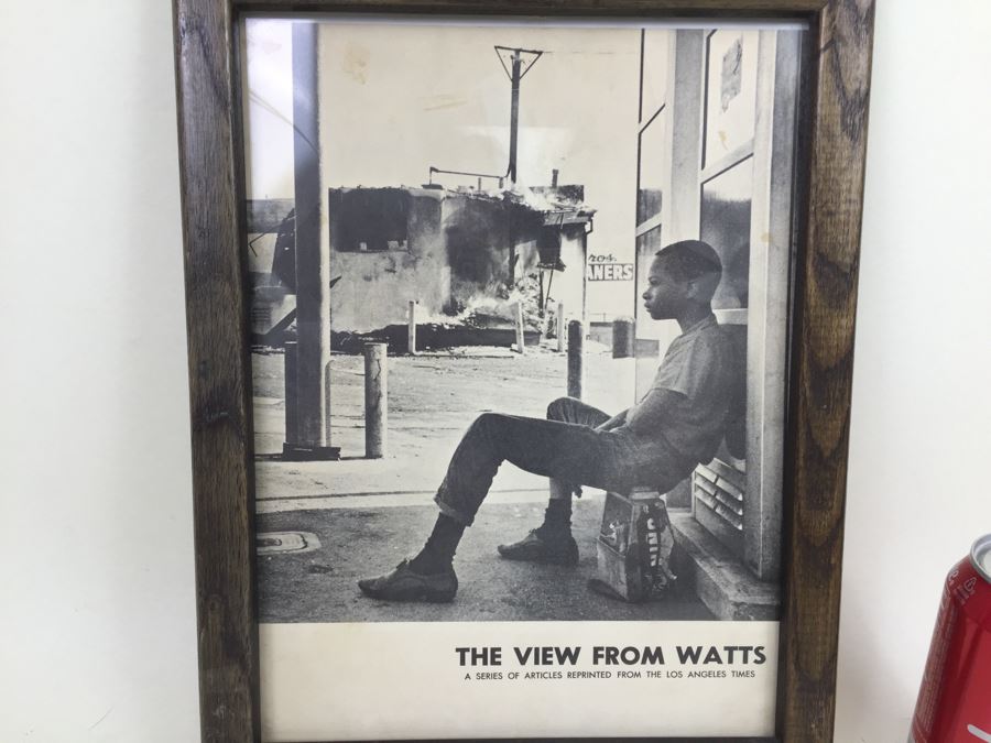 Framed Print Of A Los Angeles Times Series Titled 'The View From Watts' [Photo 4]