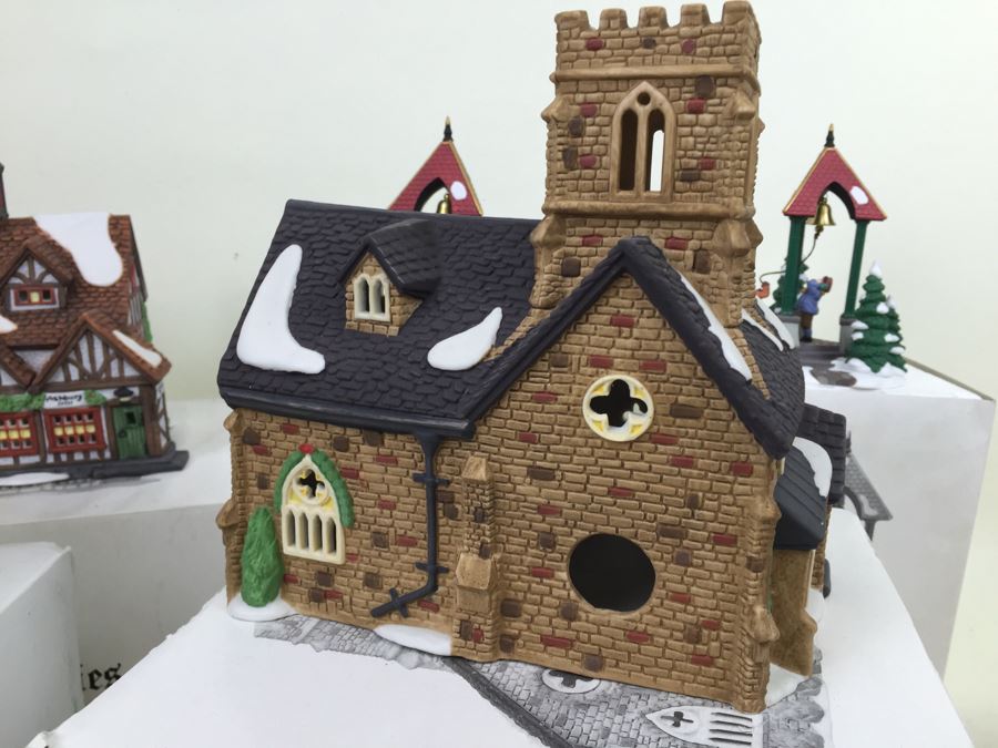 JUST ADDED - Department 56 Heritage Village College Dickens' Village Series Porcelain Decorations With Boxes [Photo 12]