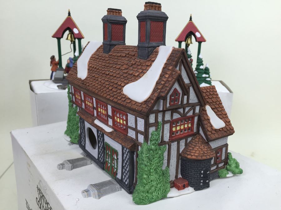 JUST ADDED - Department 56 Heritage Village College Dickens' Village Series Porcelain Decorations With Boxes [Photo 19]