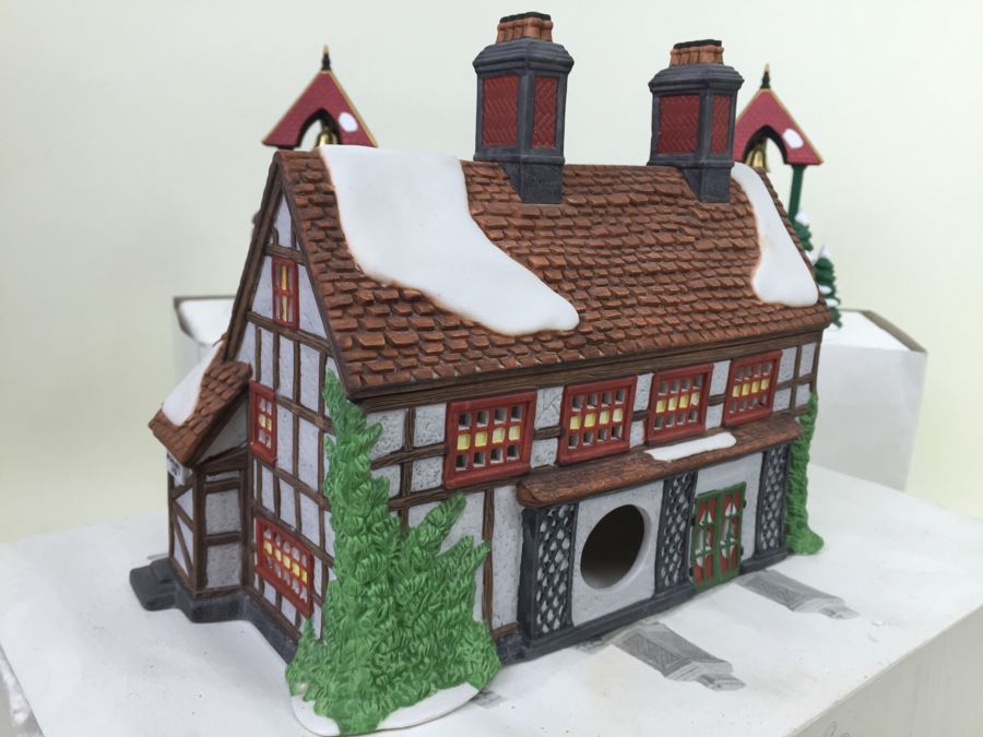 JUST ADDED - Department 56 Heritage Village College Dickens' Village Series Porcelain Decorations With Boxes [Photo 18]