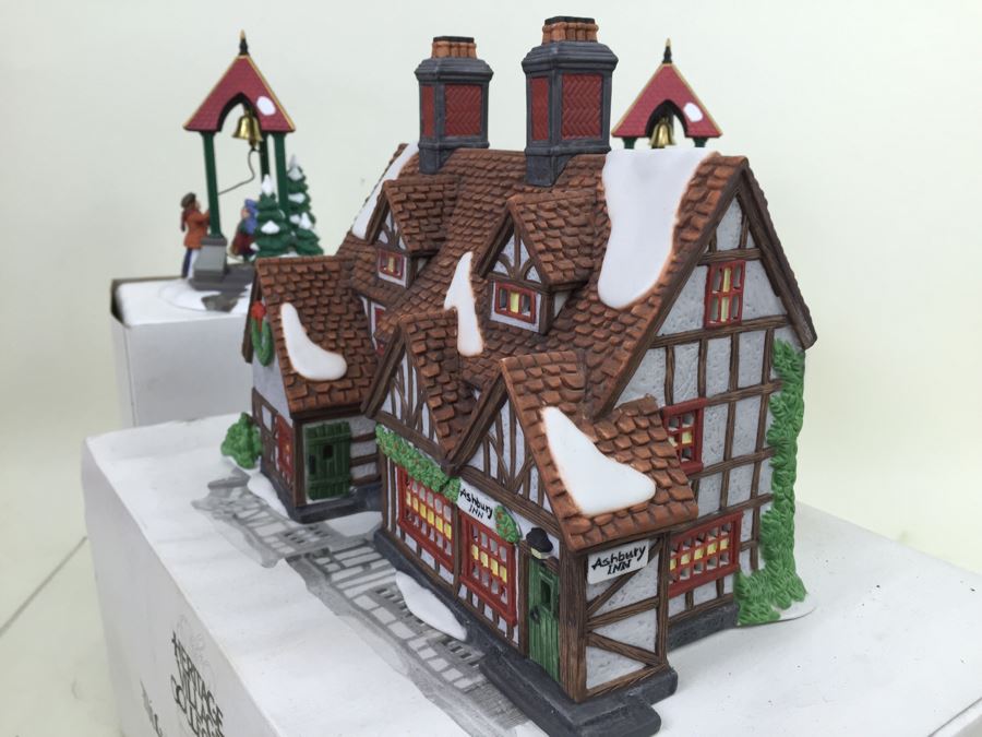 JUST ADDED - Department 56 Heritage Village College Dickens' Village Series Porcelain Decorations With Boxes [Photo 17]