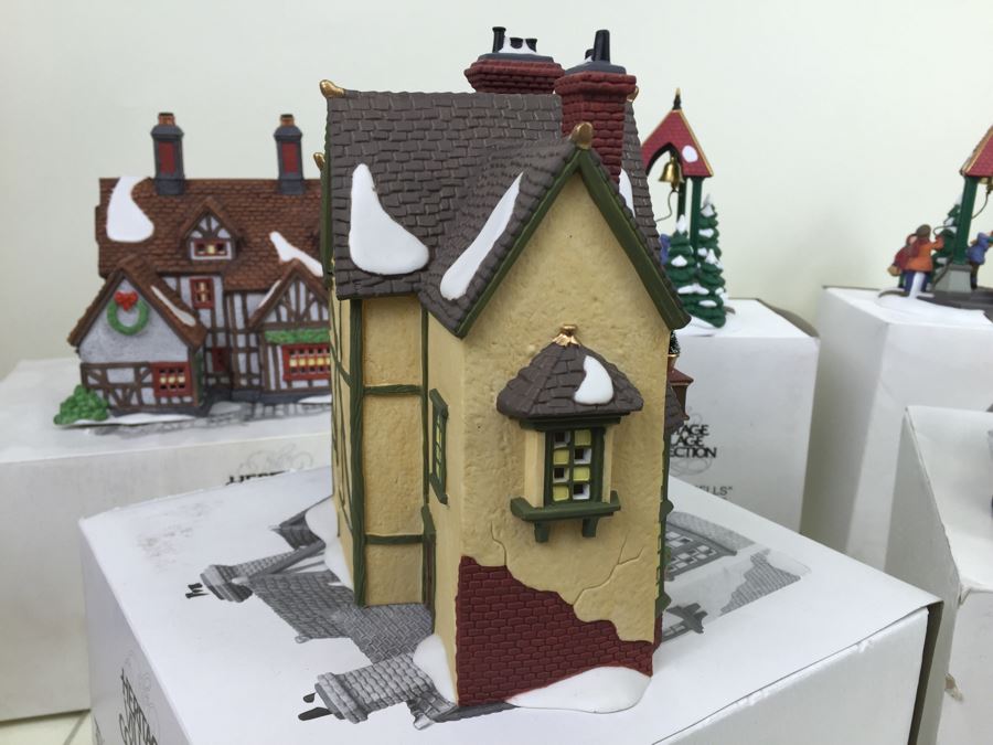 JUST ADDED - Department 56 Heritage Village College Dickens' Village Series Porcelain Decorations With Boxes [Photo 9]