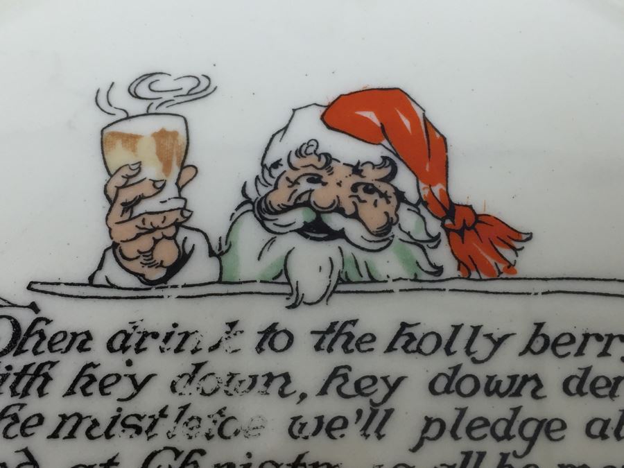 JUST ADDED - (15) Merry Christmas Dinner Plates By Walter R. Duff Made In England Issued By Fondeville New York [Photo 10]