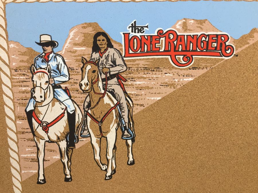The Lone Ranger Cork Board Vintage 1961 Lone Ranger Television [Photo 4]