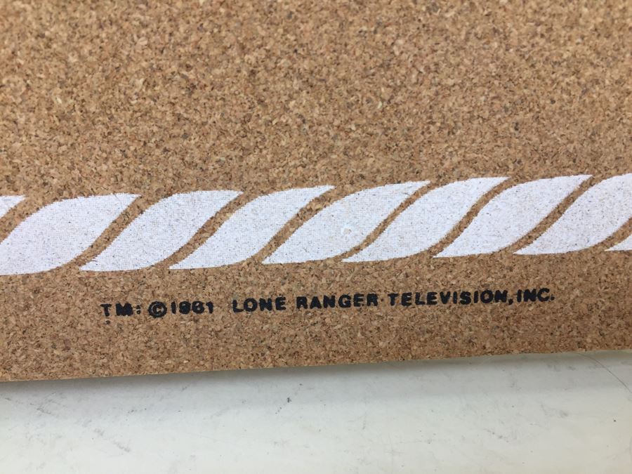 The Lone Ranger Cork Board Vintage 1961 Lone Ranger Television [Photo 3]
