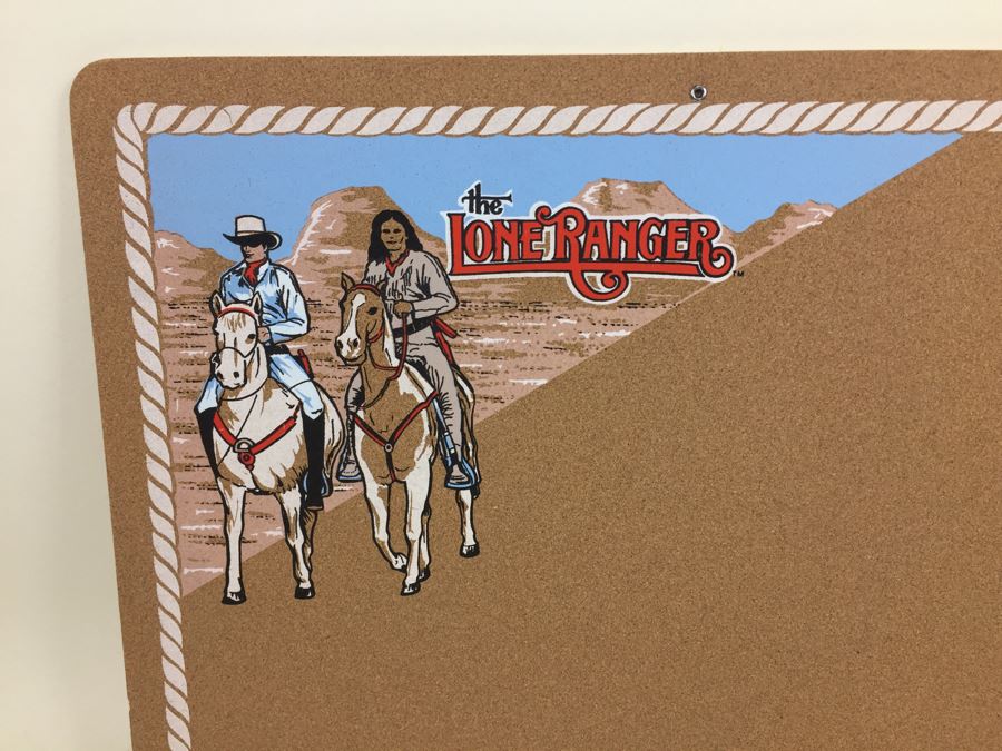 The Lone Ranger Cork Board Vintage 1961 Lone Ranger Television [Photo 2]