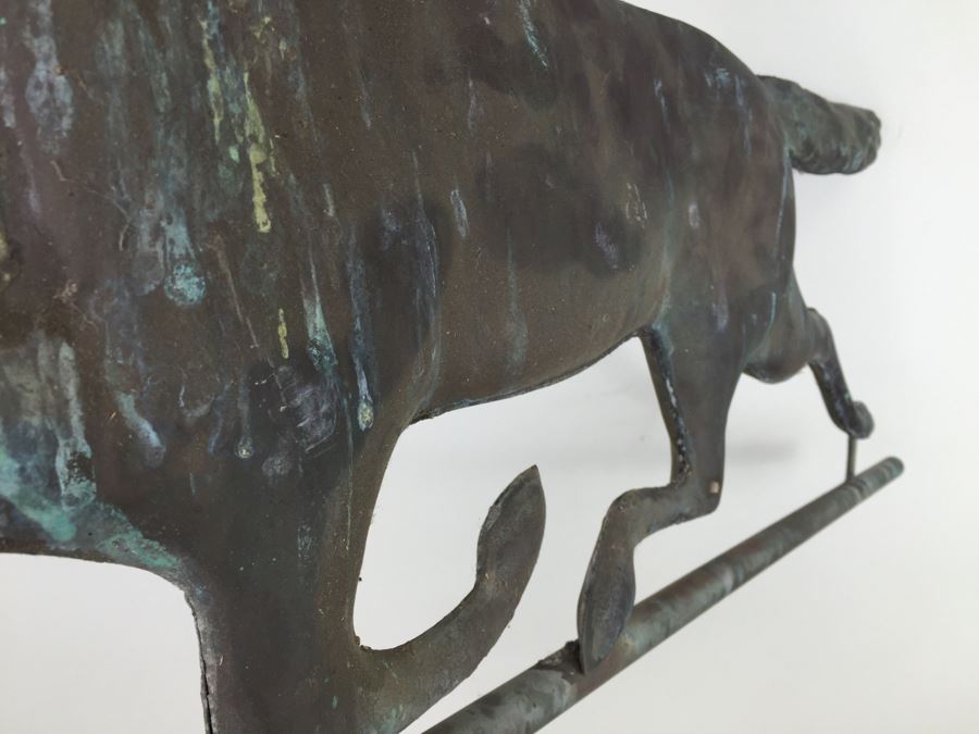 Vintage Copper Horse Weathervane [Photo 10]