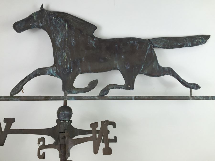 Vintage Copper Horse Weathervane [Photo 7]