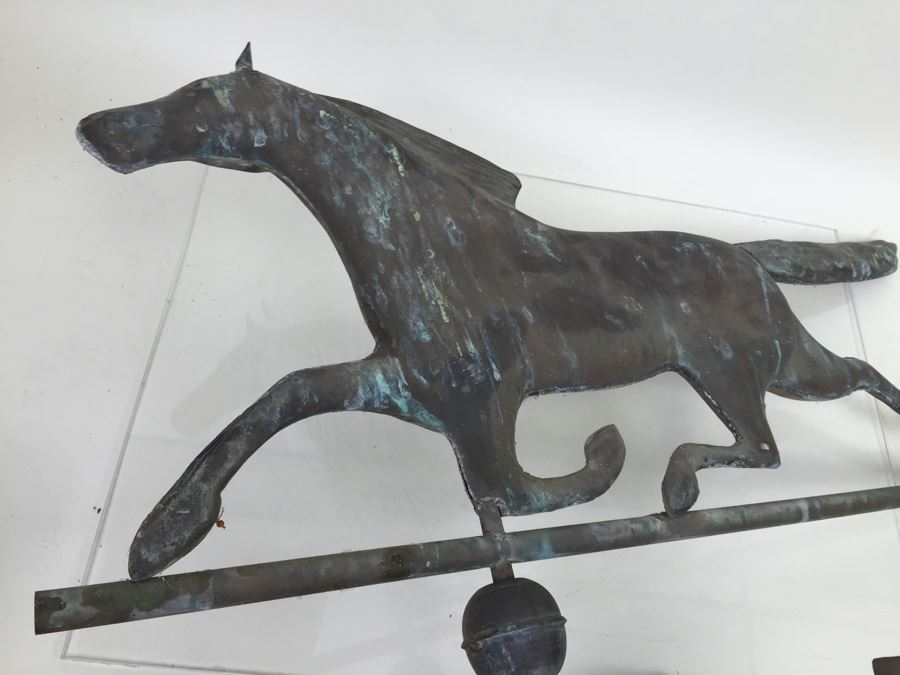 Vintage Copper Horse Weathervane [Photo 11]