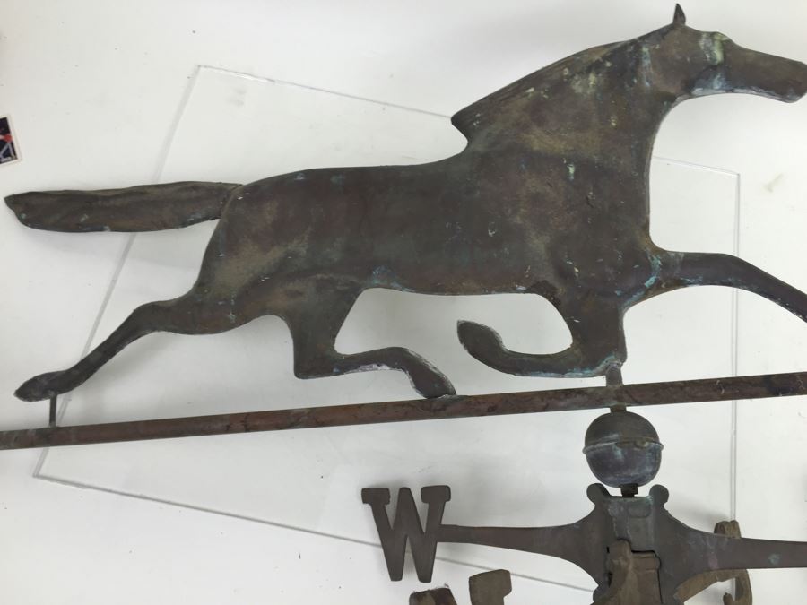 Vintage Copper Horse Weathervane [Photo 12]