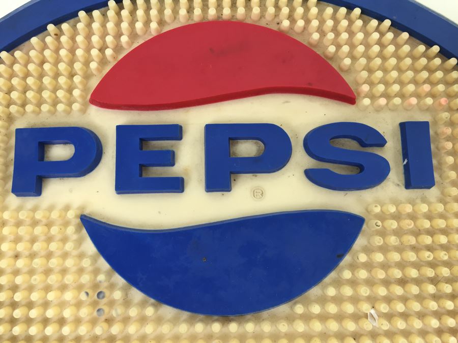 Vintage PEPSI 'Thank You' Bar Soda Fountain Dispenser Rubber Mat [Photo 4]
