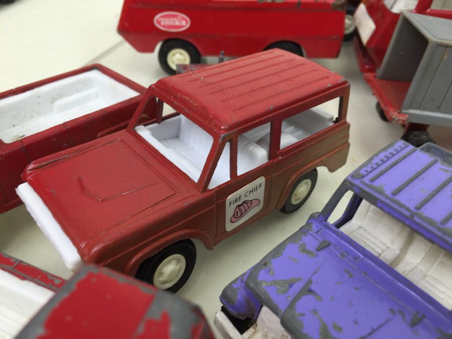 Huge Lot Of TootsieToy Cars Plus MidgeToy, Tonka And Buddy L Cars And Trucks [Photo 12]