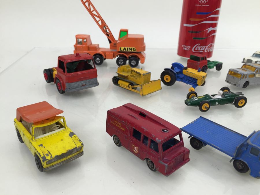 Vintage Lot Of Matchbox Lesney Series Cars Trucks Plough Made In England [Photo 2]