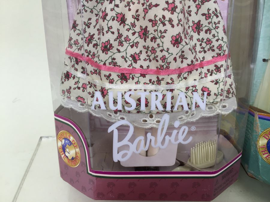 Collector Edition Barbie Dolls New In Box Dolls Of The World Vintage 1997 1998 [Photo 4]