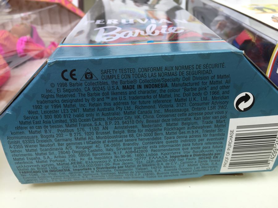 Collector Edition Barbie Dolls New In Box Dolls Of The World Vintage 1997 1998 [Photo 29]