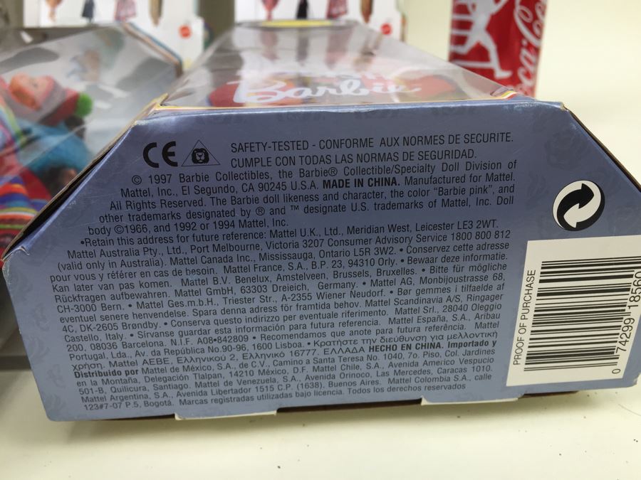 Collector Edition Barbie Dolls New In Box Dolls Of The World Vintage 1997 1998 [Photo 30]