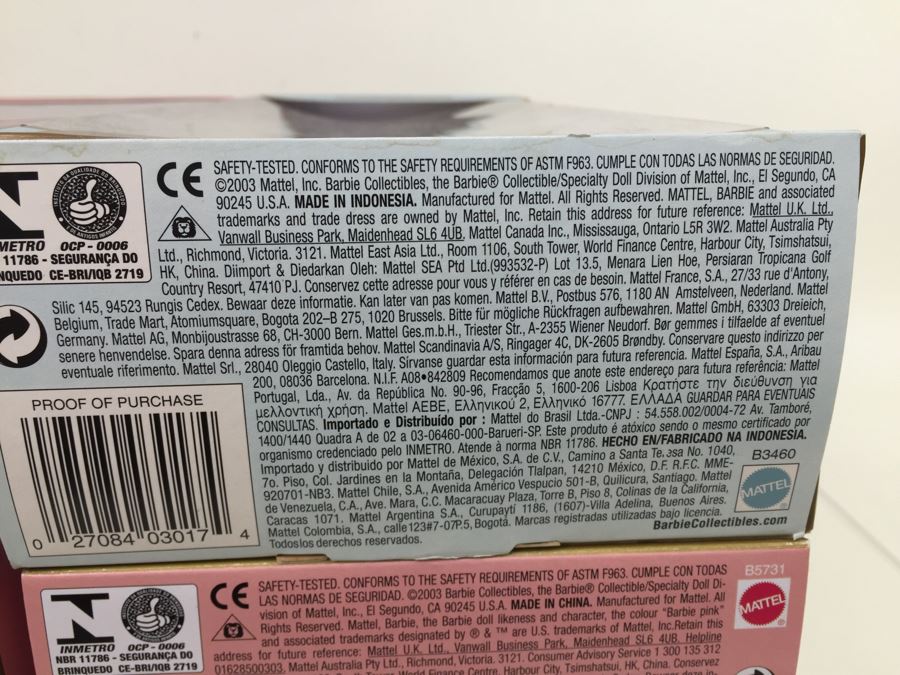 Barbie Collector Editition Dolls Of The World 2002 2003 [Photo 33]