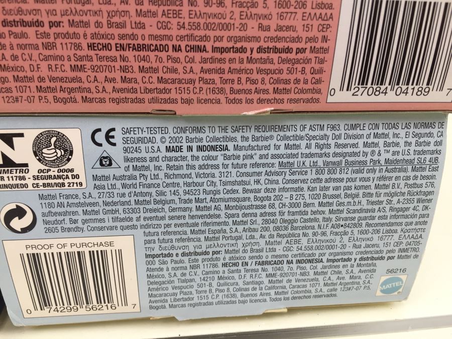 Barbie Collector Editition Dolls Of The World 2002 2003 [Photo 35]