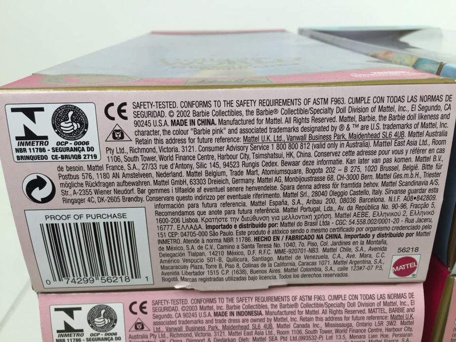 Barbie Collector Editition Dolls Of The World 2002 2003 [Photo 30]